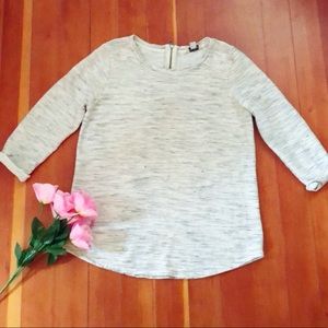 Lucky Brand Textured Stripped Top